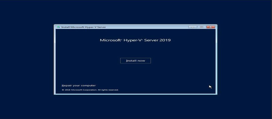 How To Install and Boot Microsoft Hyper-V 2019 from Persistent Memory ...