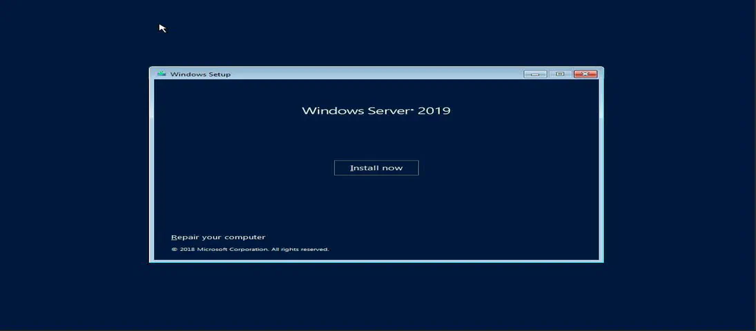 How To Install and Boot Microsoft Windows Server 2019 from Persistent Memory