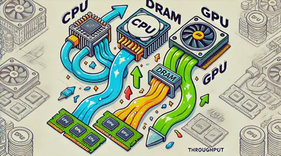 Benchmarking GPUs: Measuring Throughput between CPU and GPU