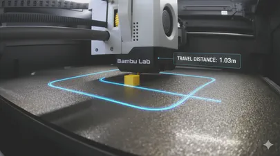 I Added a Feature to OrcaSlicer to Show Travel Distance and Moves