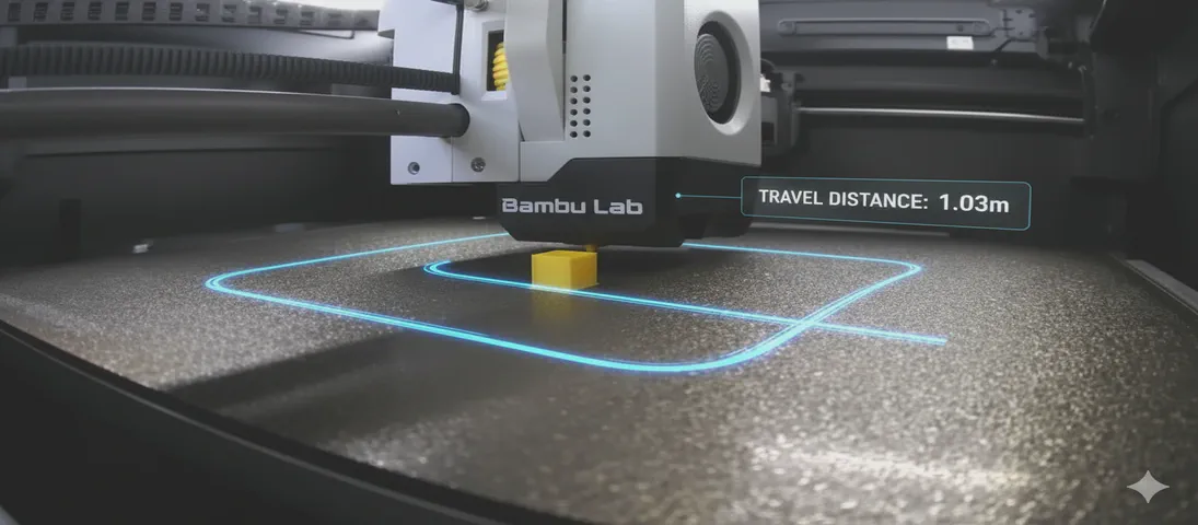 I Added a Feature to OrcaSlicer to Show Travel Distance and Moves